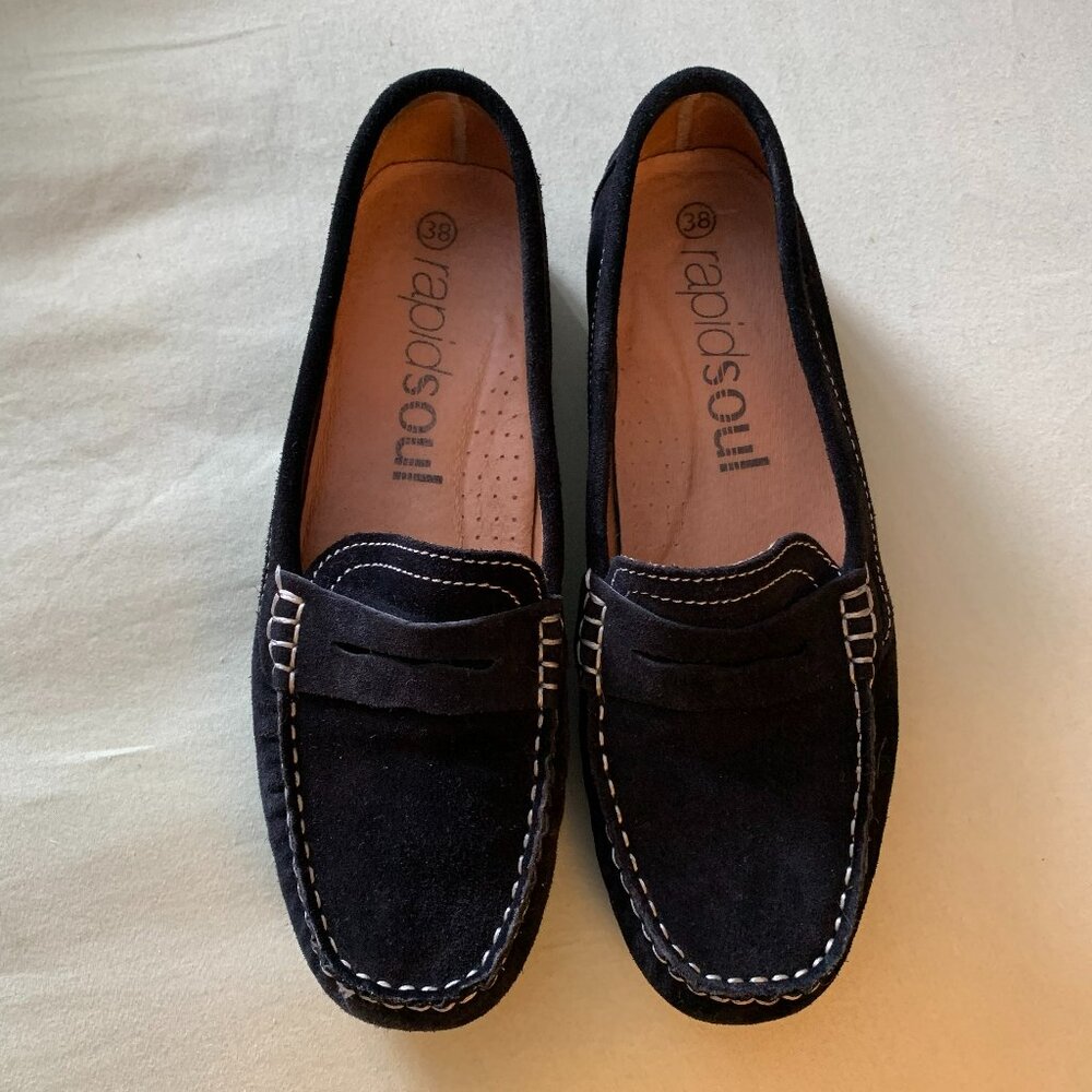 Black Suede Loafers